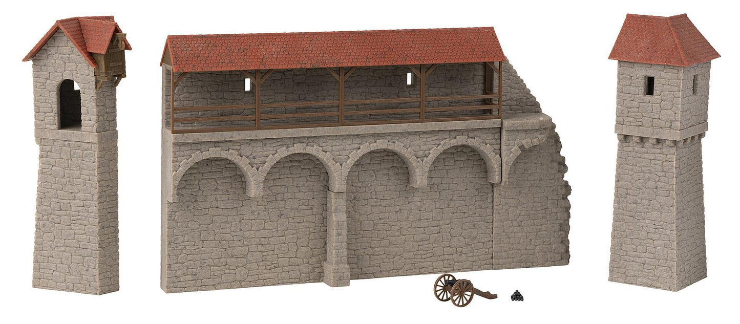 Faller 130693 Old Town Wall Set Wehrtowers