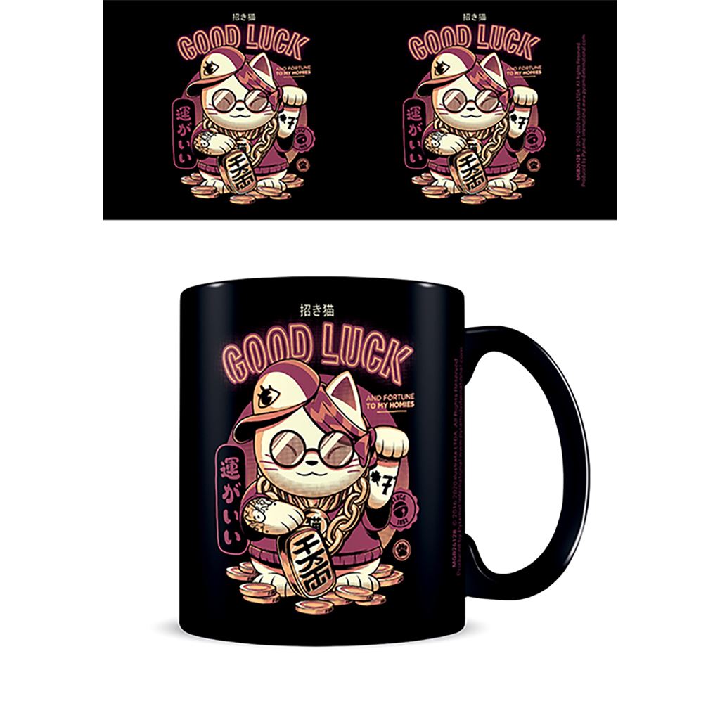 Pyramid International ILUSTRATA (LUCKY CAT) BLACK POD MUG