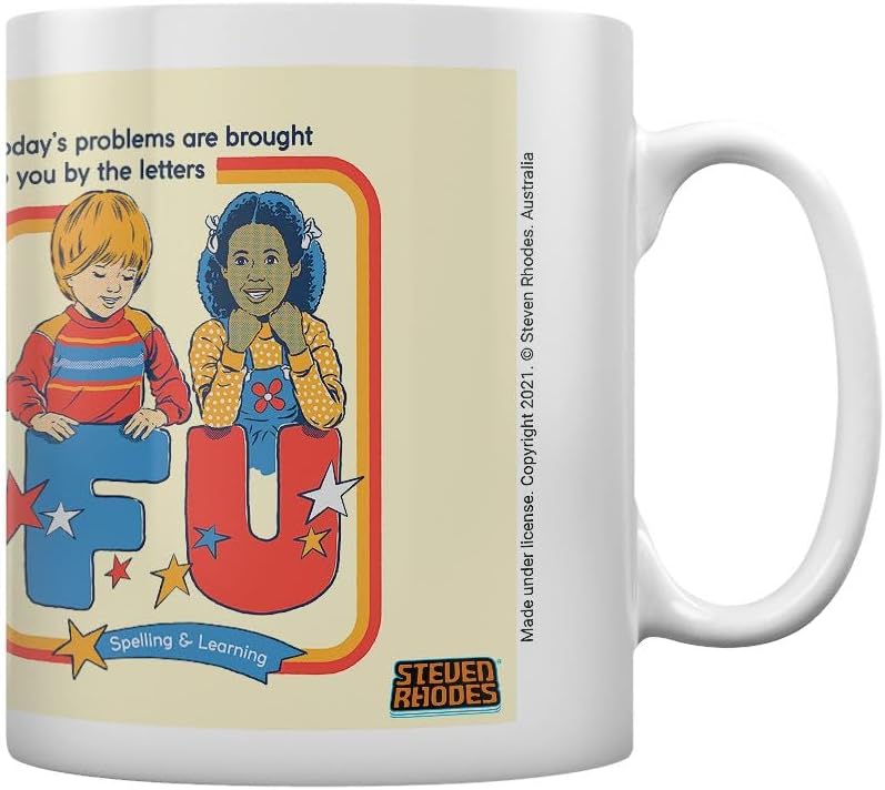 Pyramid International Steven Rhodes (Fu) 11oz/315ml White Mug