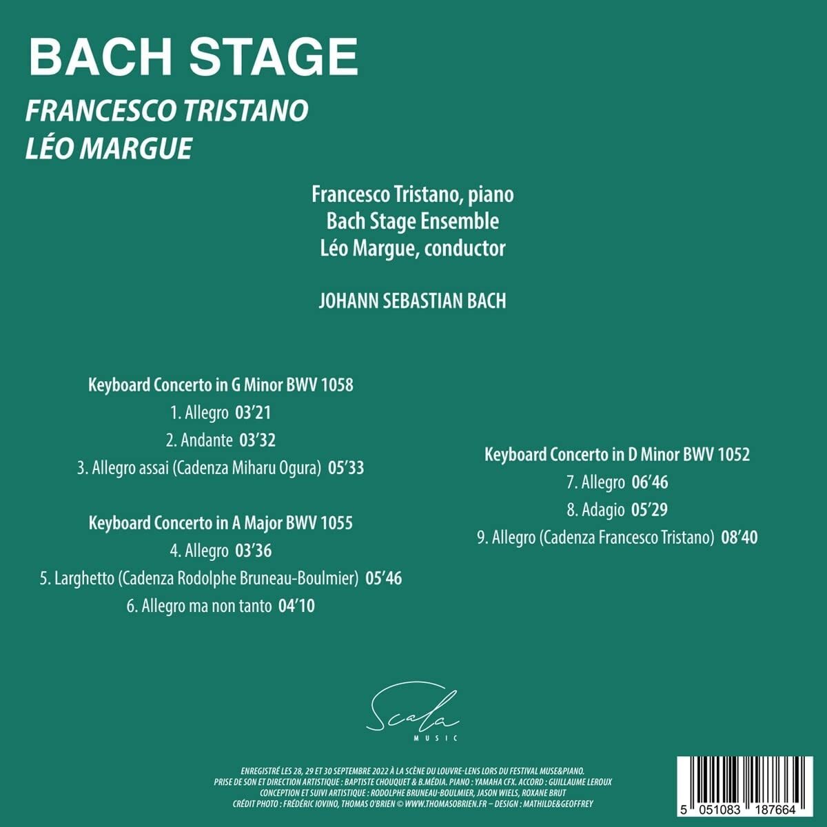Francesco Tristano/Léo Margue: Bach Stage