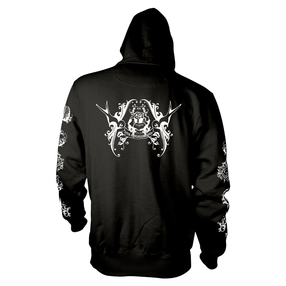 ULVER - BLOOD INSIDE (BLACK) BLACK Hooded Sweatshirt Medium