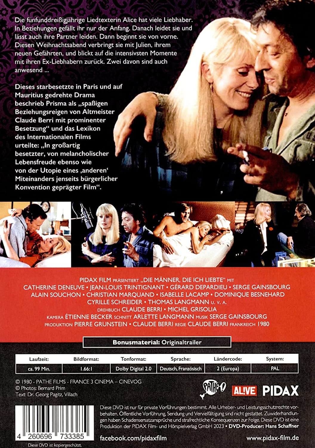 Die Männer, die ich liebte (Je vous aime) / Spaßige Beziehungsgeschichte mit Starbesetzung (Pidax Film-Klassiker