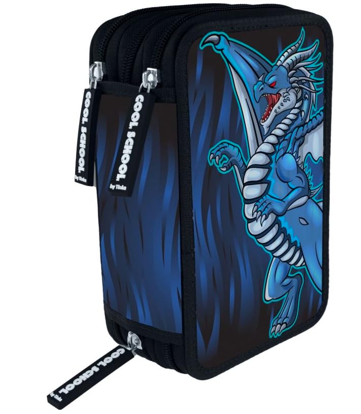 Tinka - Triple Pencilcase - Dragon (8-803708)