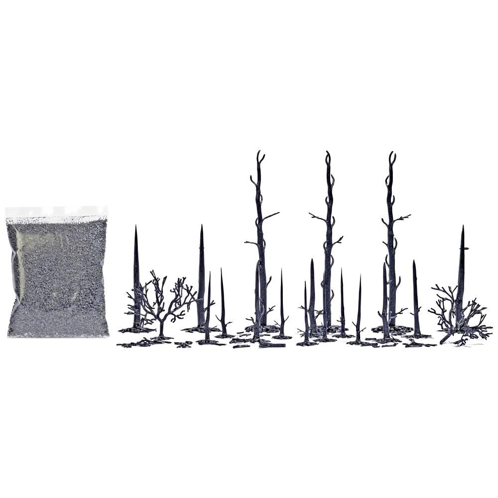 Busch Burnt Forest 1854 Tree Kit 1 Set