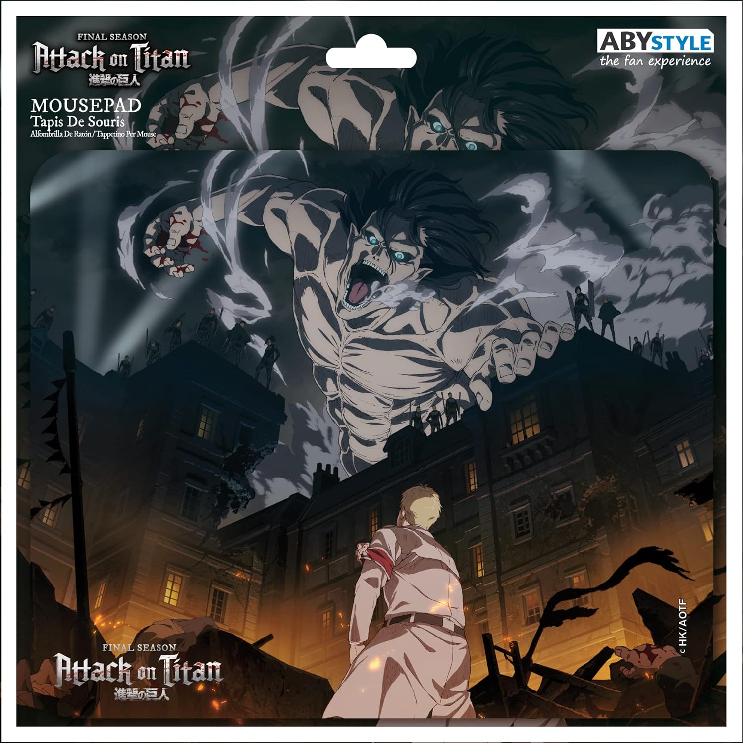 ABYstyle Attack On Titan Season 4 Flexible Mouse Mat