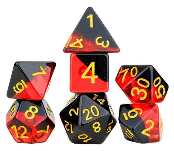 Sirius Dice SDZ000906 Brimstone Dice - Set of 7