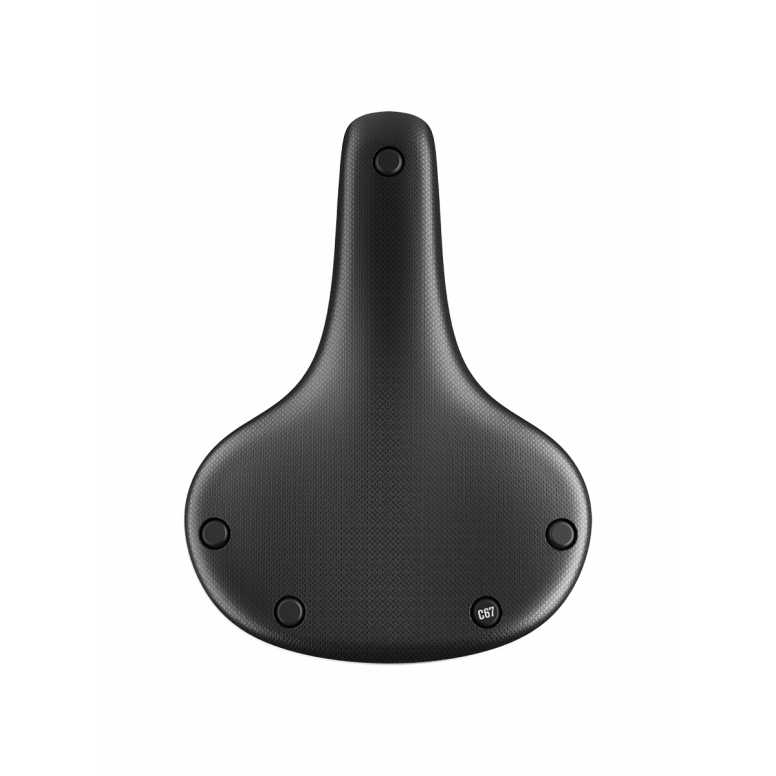 Brooks England Cambium C67 Black, All-Weather, Urban Cycling Saddle