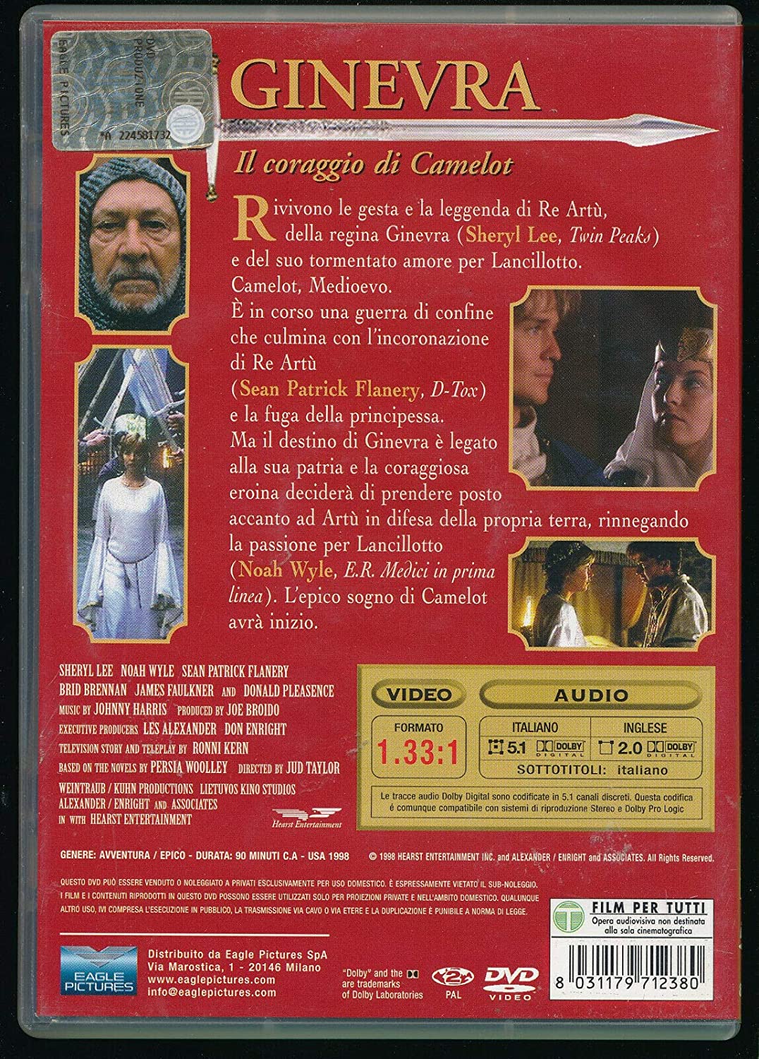 ginevra il coraggio di camelot dvd Italian Import