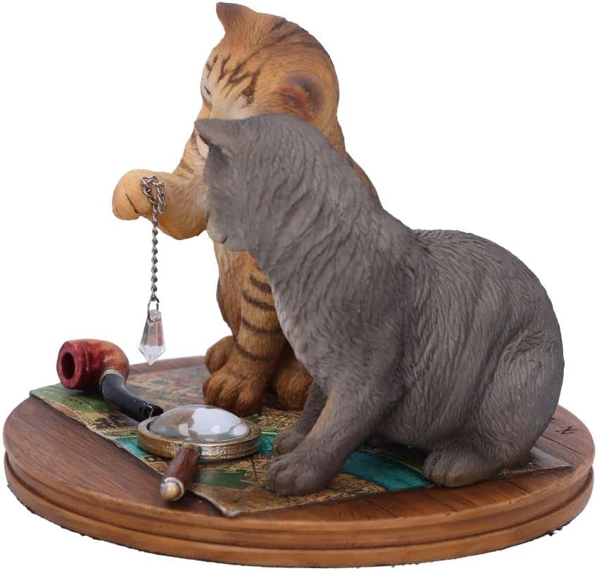 Nemesis Now Lisa Parker Purrlock Holmes, Brown, 10.5cm