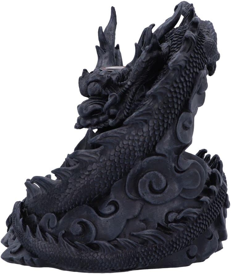 Heilong Asian Inspired Dragon Backflow Incense Burner 17.5Cm