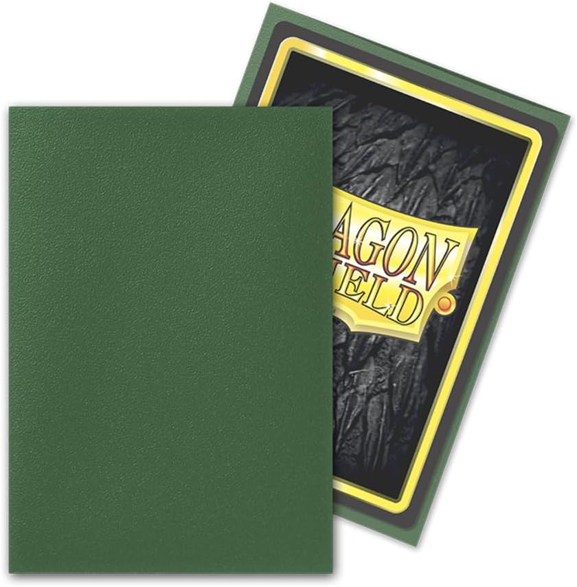 Arcane Tinmen Dragon Shield Japanese Forest Green Matte Card Sleeves, Box of 60