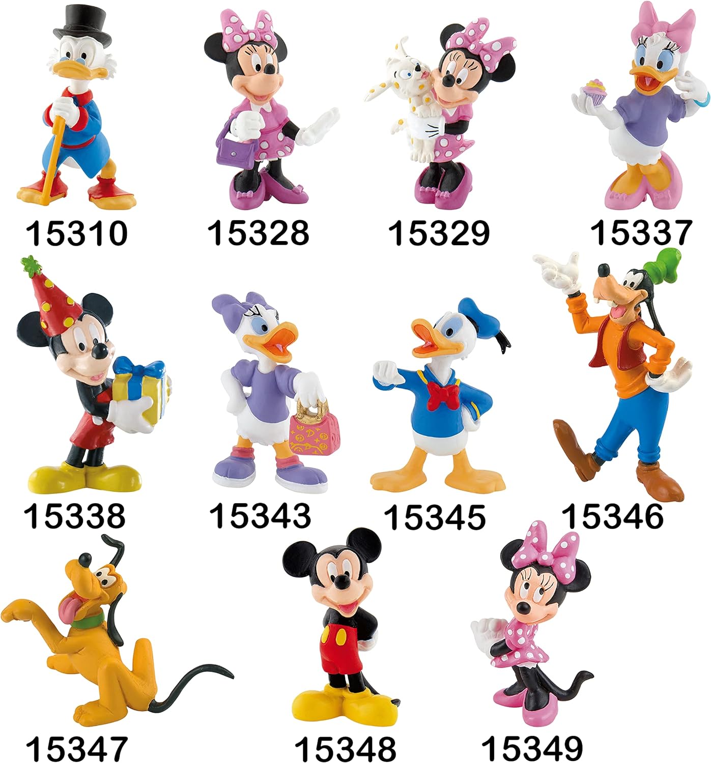 Bullyland BUL-15347 Disney Mickey Mouse Dog Pluto Figure Cake Topper