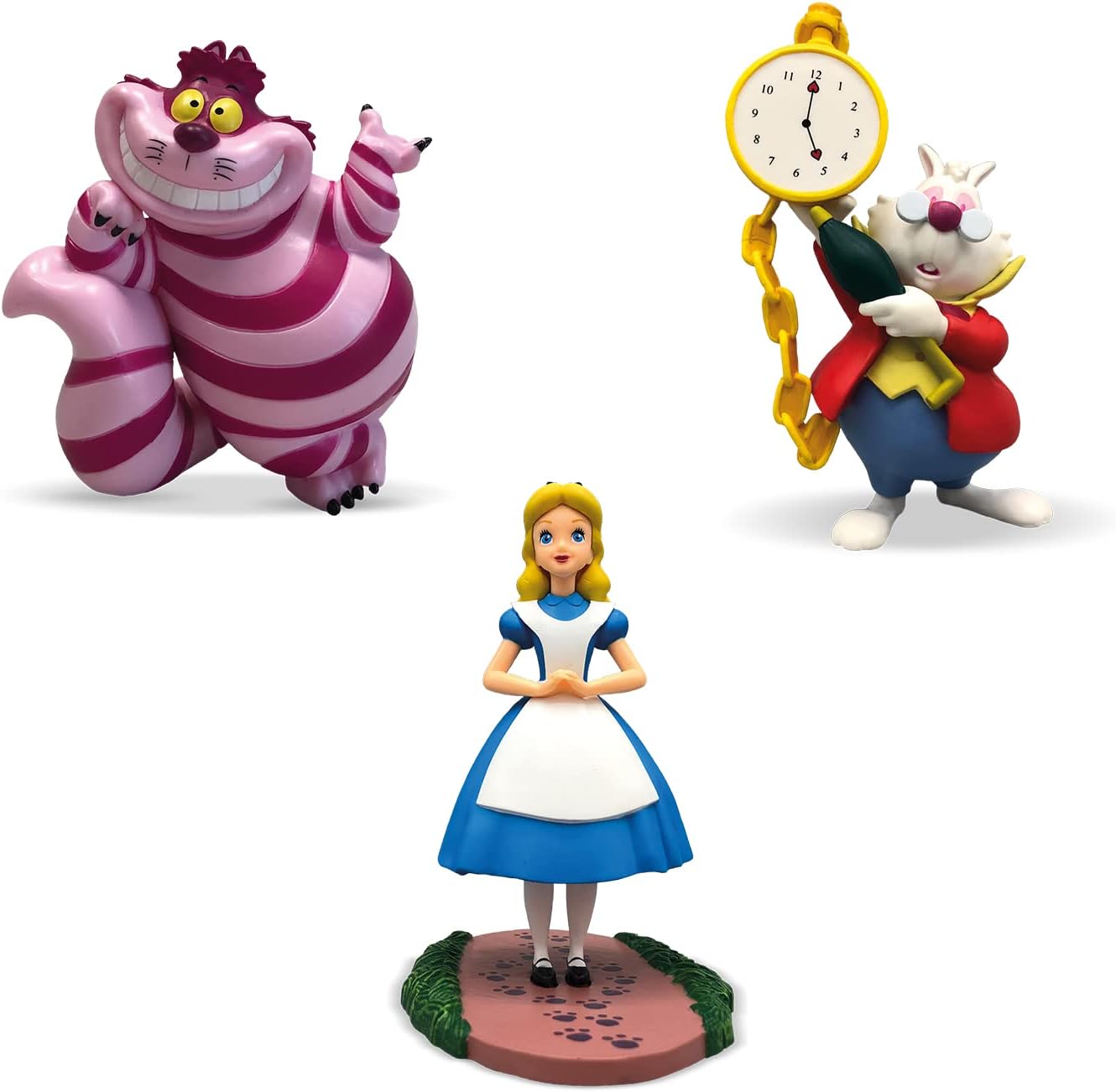 Bullyland 11402 Toy Figure, Walt Disney Alice in Wonderland, White Rabbit, Approx. 8.1 cm, Ideal as a Cake Topper, Detailed, PVC-Free, Great Gift for Children’s Imaginative Play
