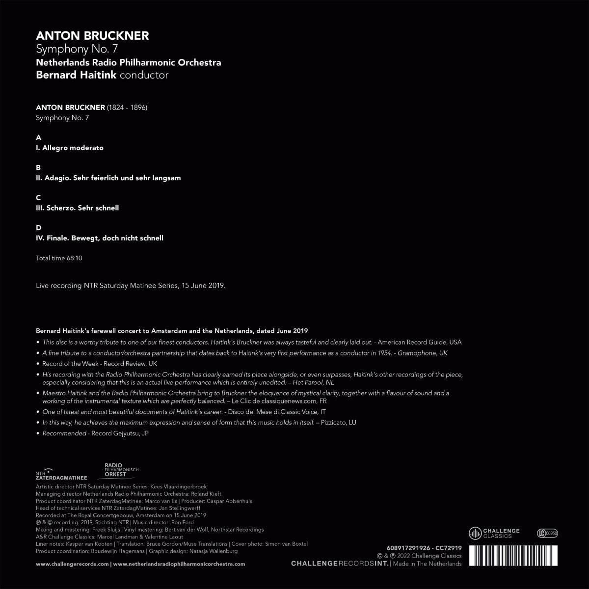 Anton Bruckner: Symphony No. 7