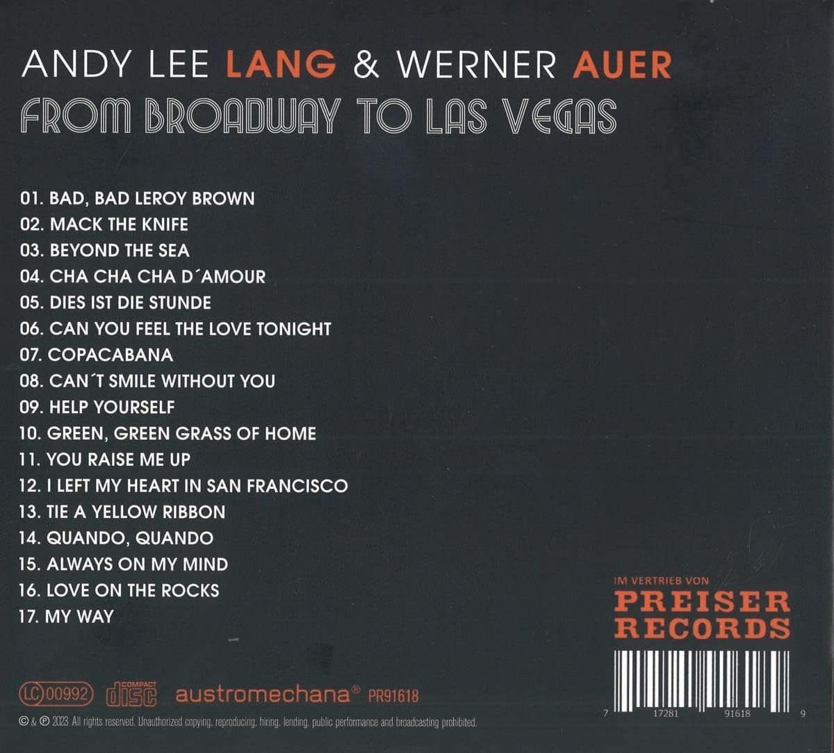 From Broadway to Las Vegas