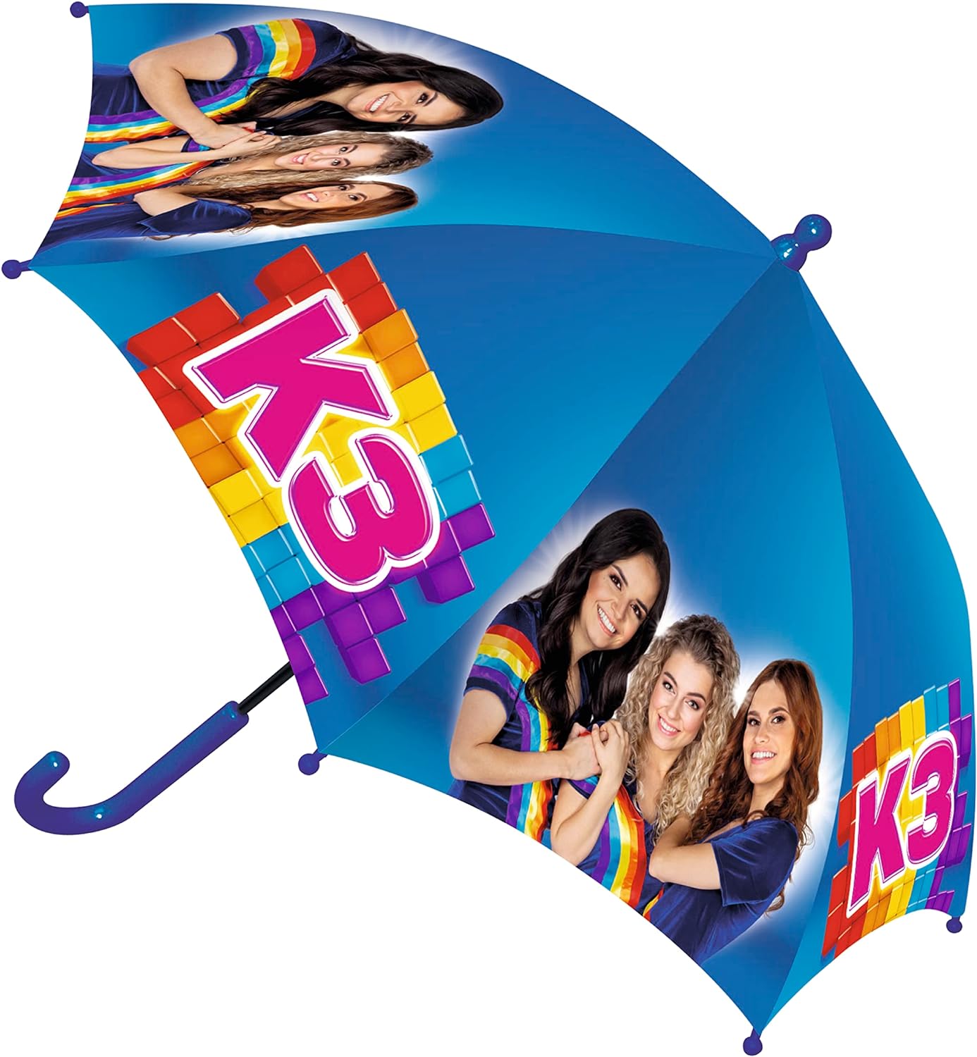 K3 : Dark blue rainbow umbrella