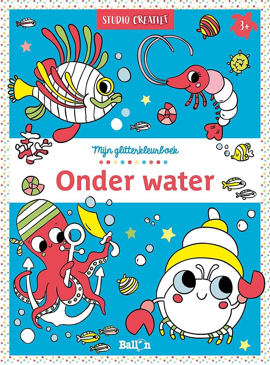 Onder water (Mijn glitterkleurboek, 1)