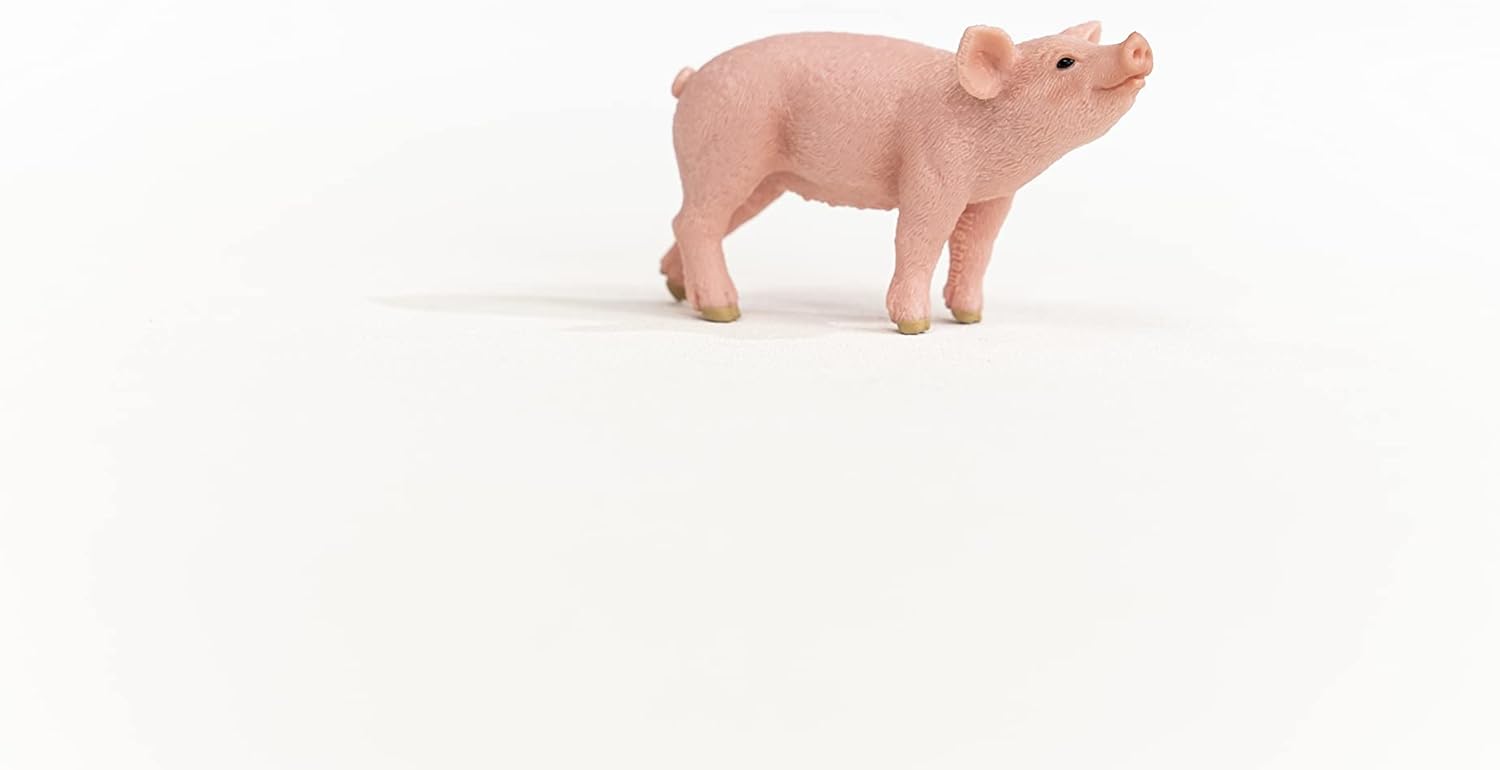 schleich 13934 Piglet, From 3 Years Farm World - Figurine, 6 X 2 X 3 cm