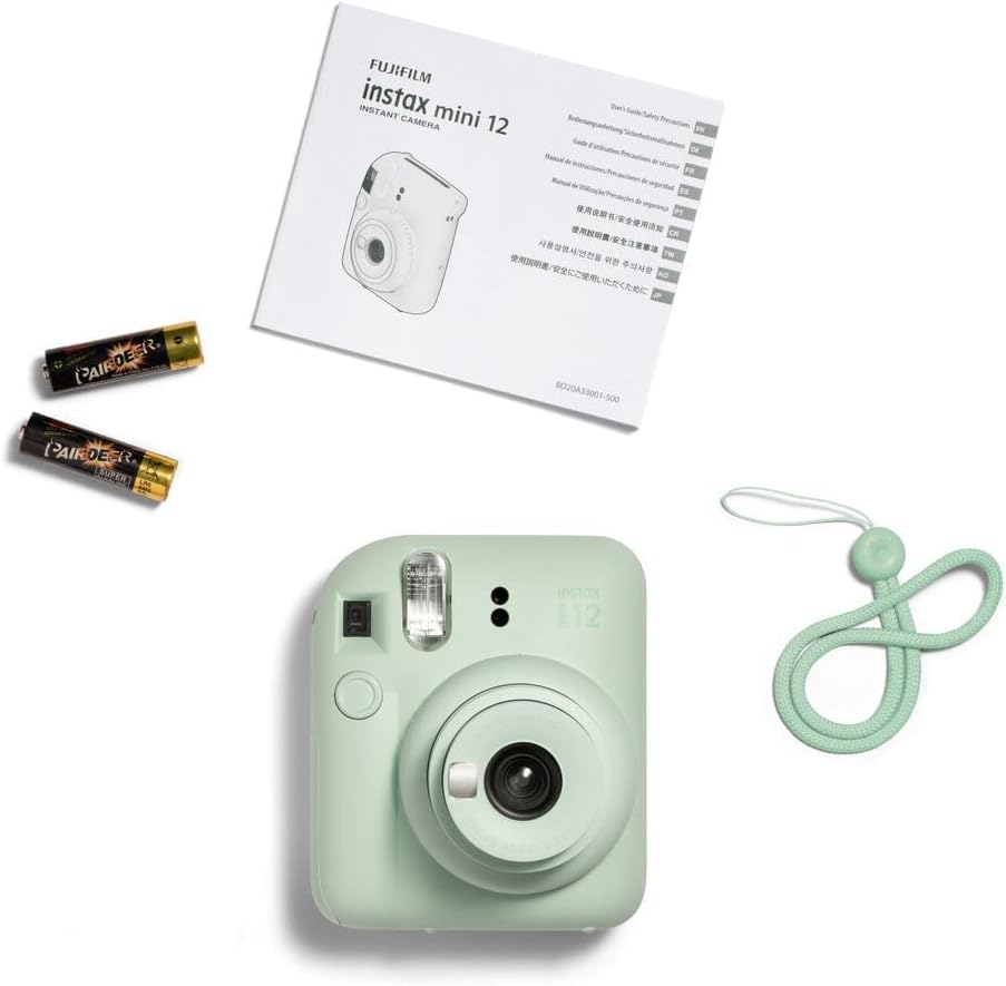 instax mini 12 camera, MINT GREEN