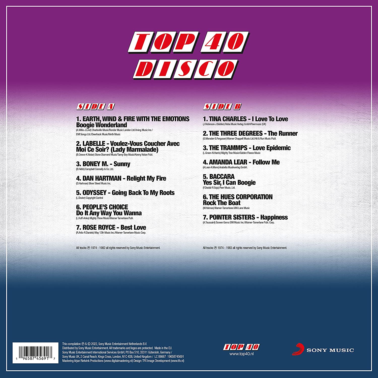TOP 40 - Disco (coloured