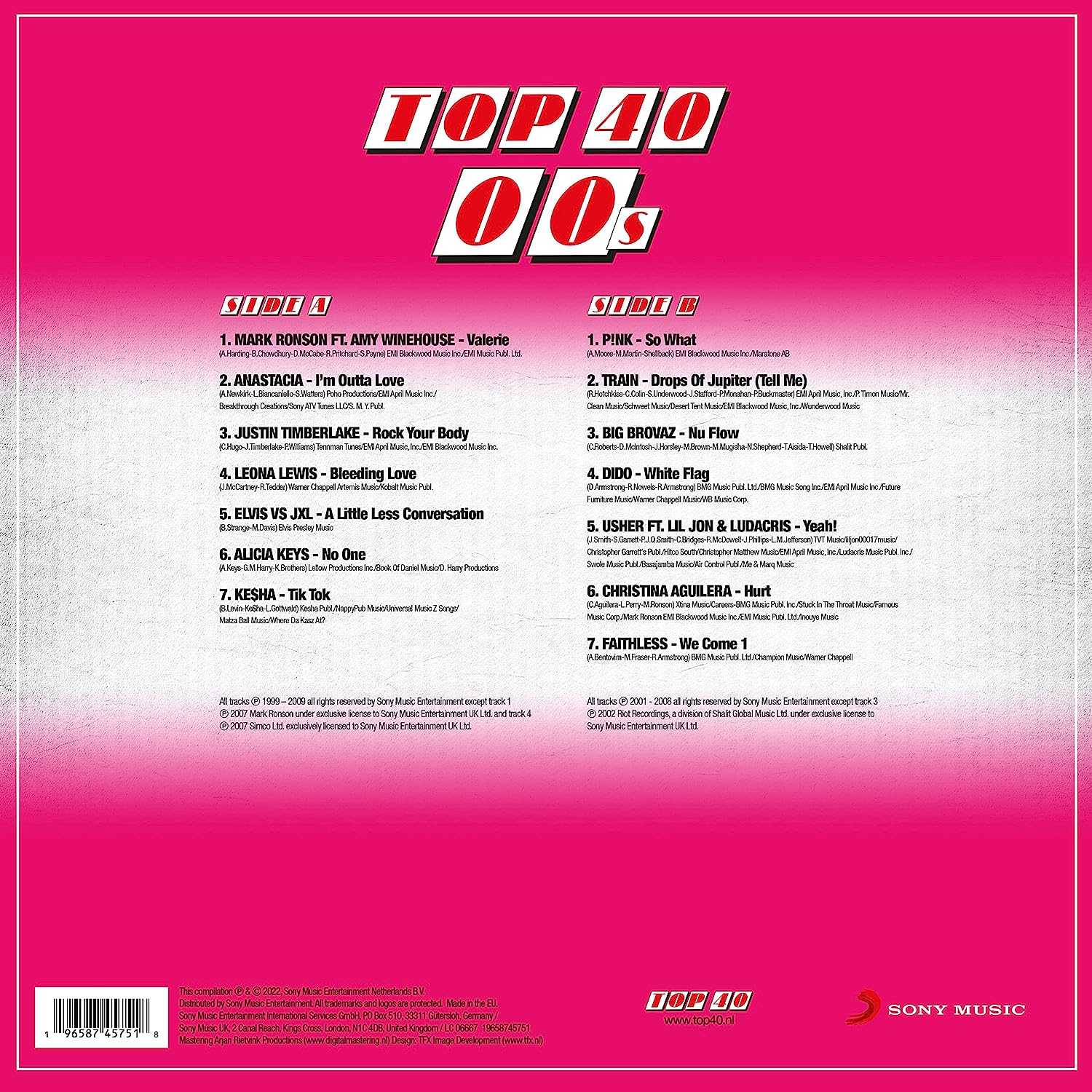 TOP 40 - 00S (coloured
