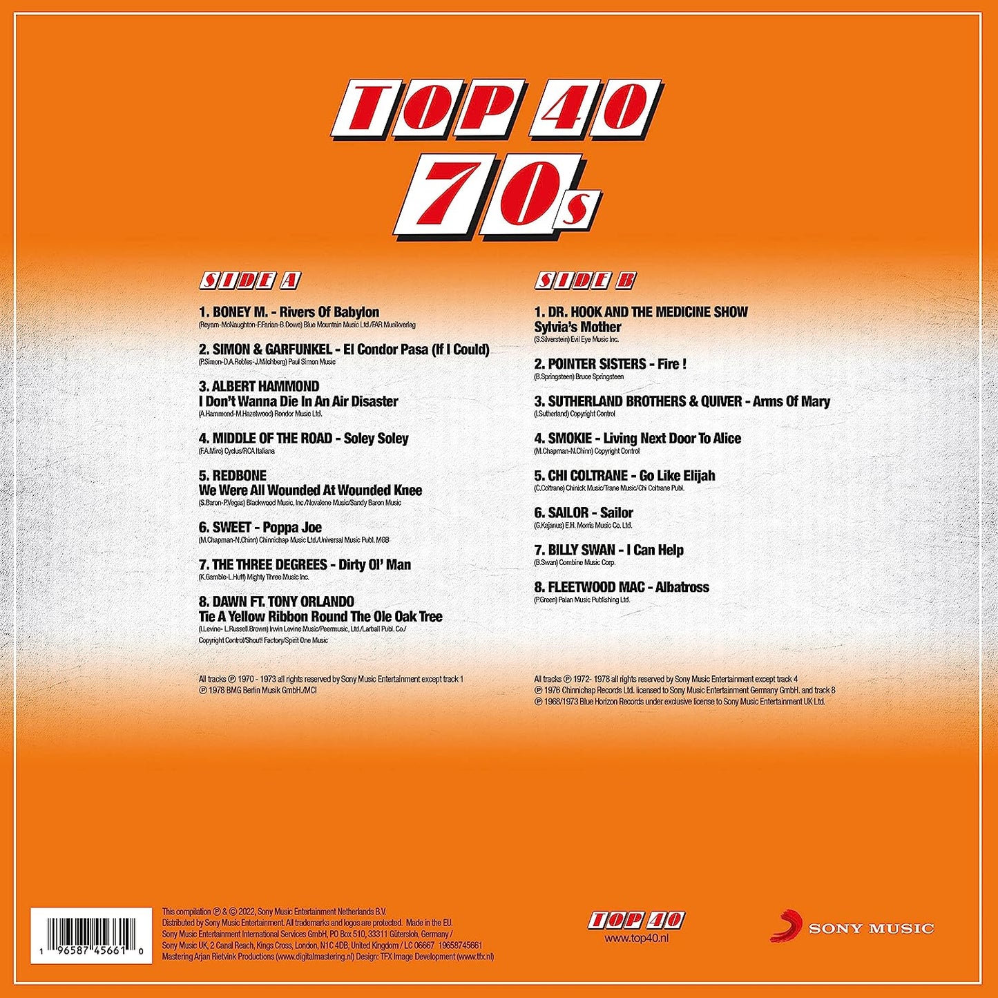 TOP 40 - 70S (coloured