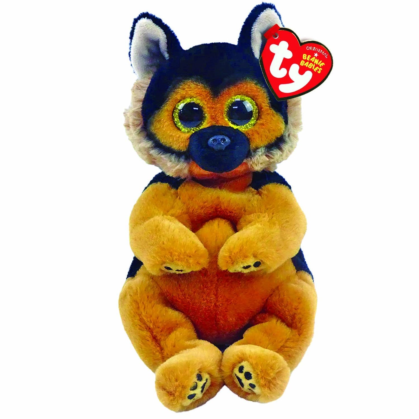 Ty Toys TY - Beanie Babies German Shepherd Ace - 15 CM, Black/Brown,2009123 15cm Ace German Shepherd