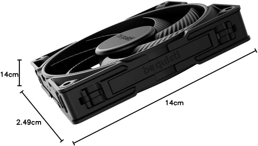 Be Quiet! Silent Wings Pro 4 140mm PWM, Premium Cooling Fan, 4-Pin, Black (BL099