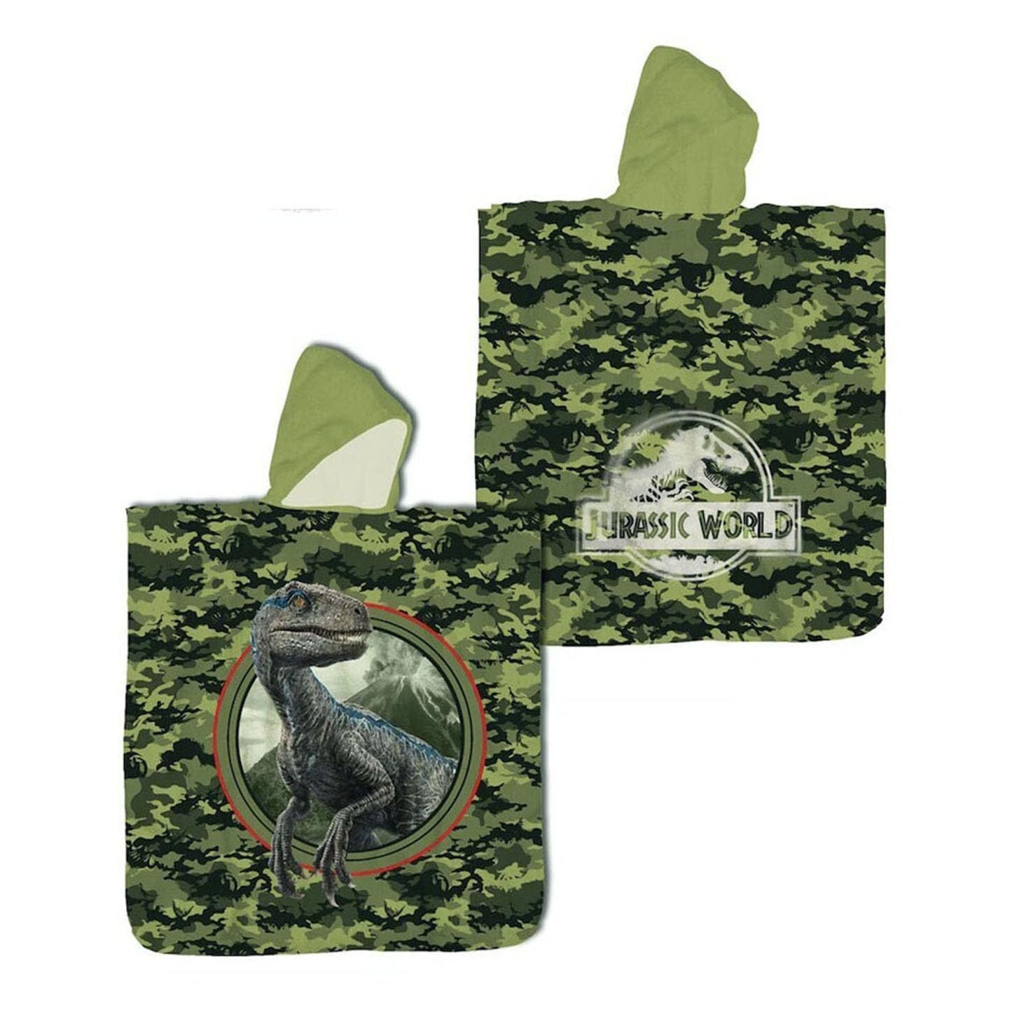 divers - Jurassic World Poncho Katoen 60x120cm