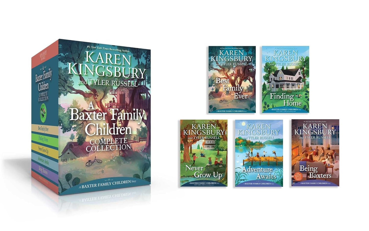 A Baxter Family Children Complete Collection (Boxed Set): Best Family Ever; Finding Home; Never Grow Up; Adventure Awaits; Being Baxters (Baxter Family Children Story