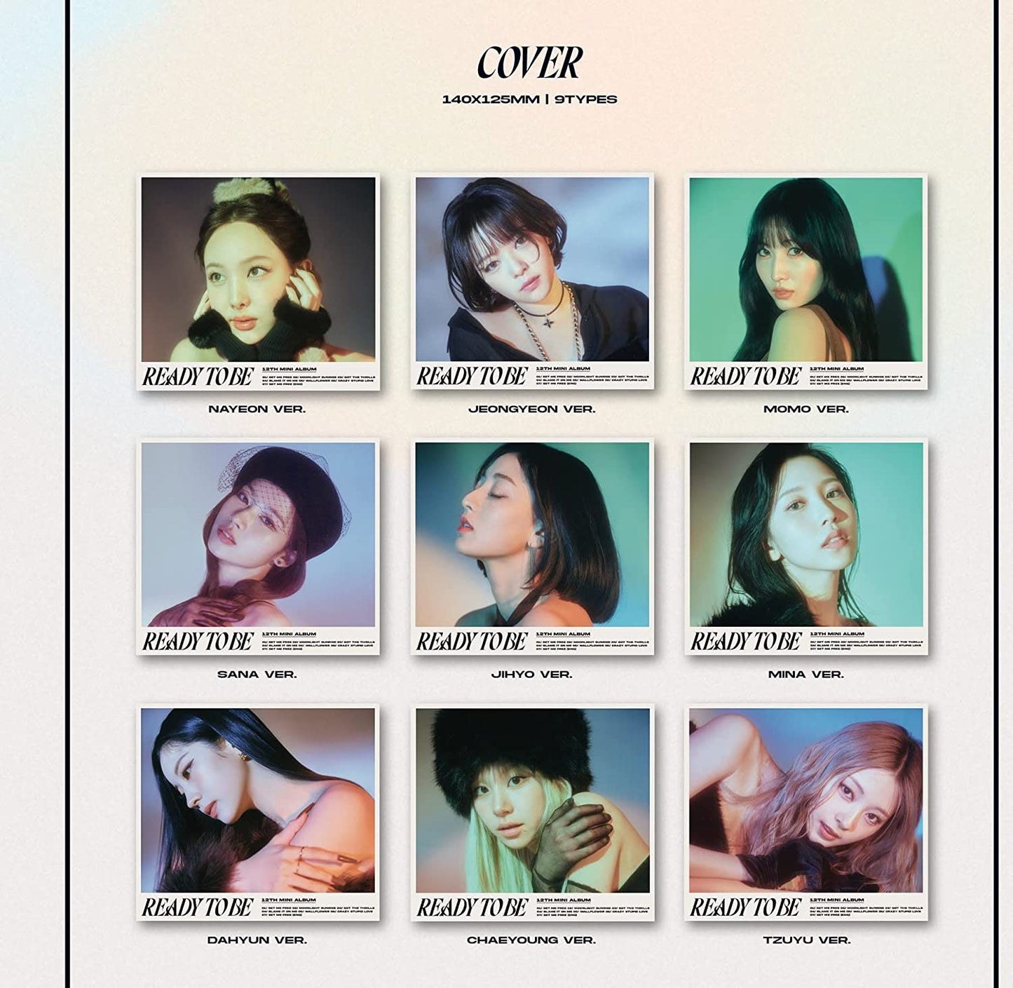 Ready To Be 12Th Mini Album Ver. - Photobook R, Folded Poster, Sticker, Mini Poster, Photocard