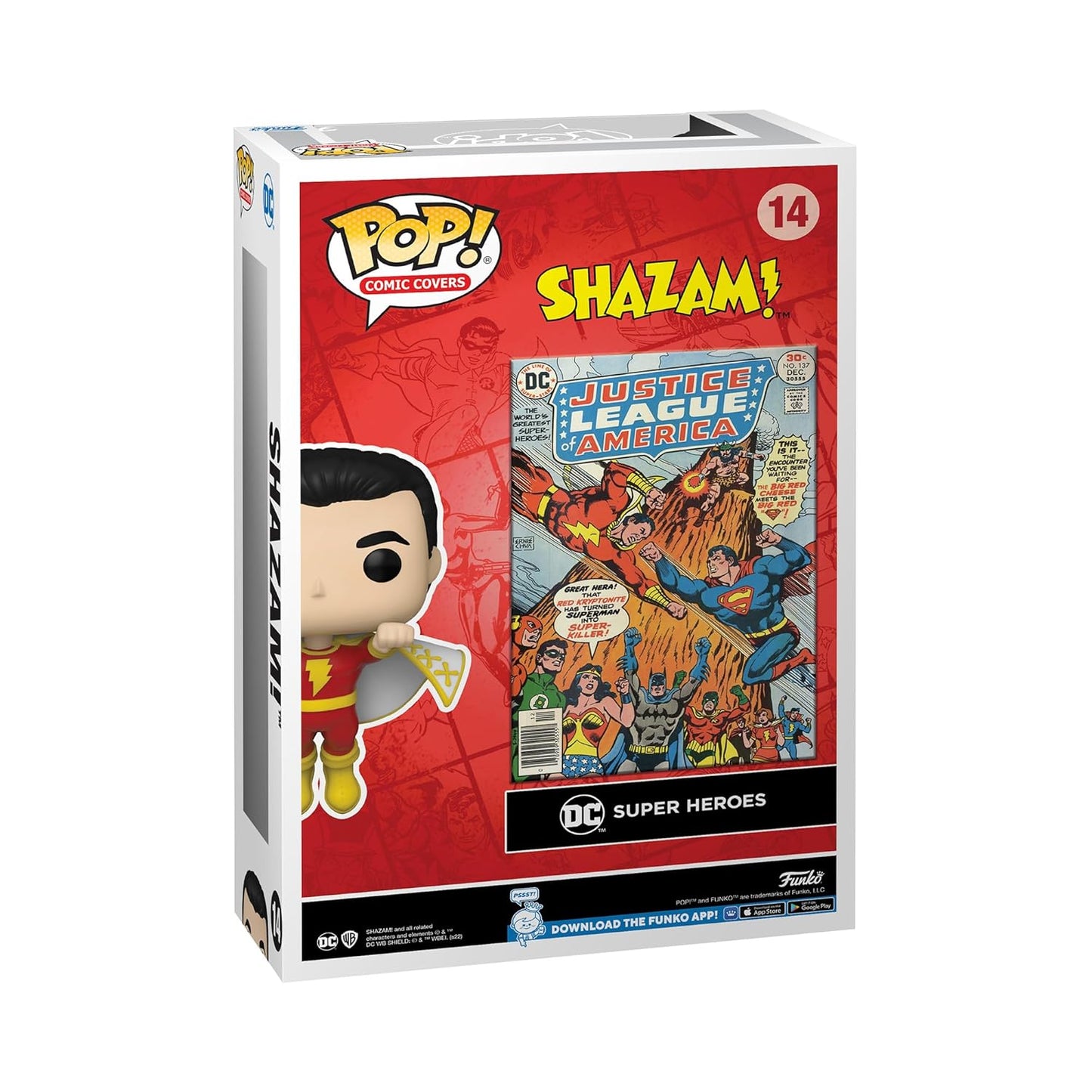 Funko Pop! Comic Cover: DC - Shazam - DC Comics - Collectable Vinyl Figure - Gift Idea - Official Merchandise - Toys for Kids & Adults - Comic Books Fans - Model Figure for Collectors and Display