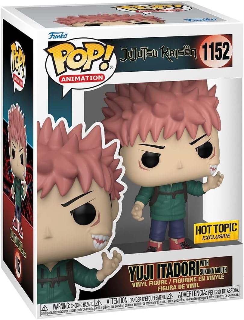 Funko Jujutsu Kaisen Pop Yuji with Sukuna Vinyl Figure 2022 HT Expo Exclusive
