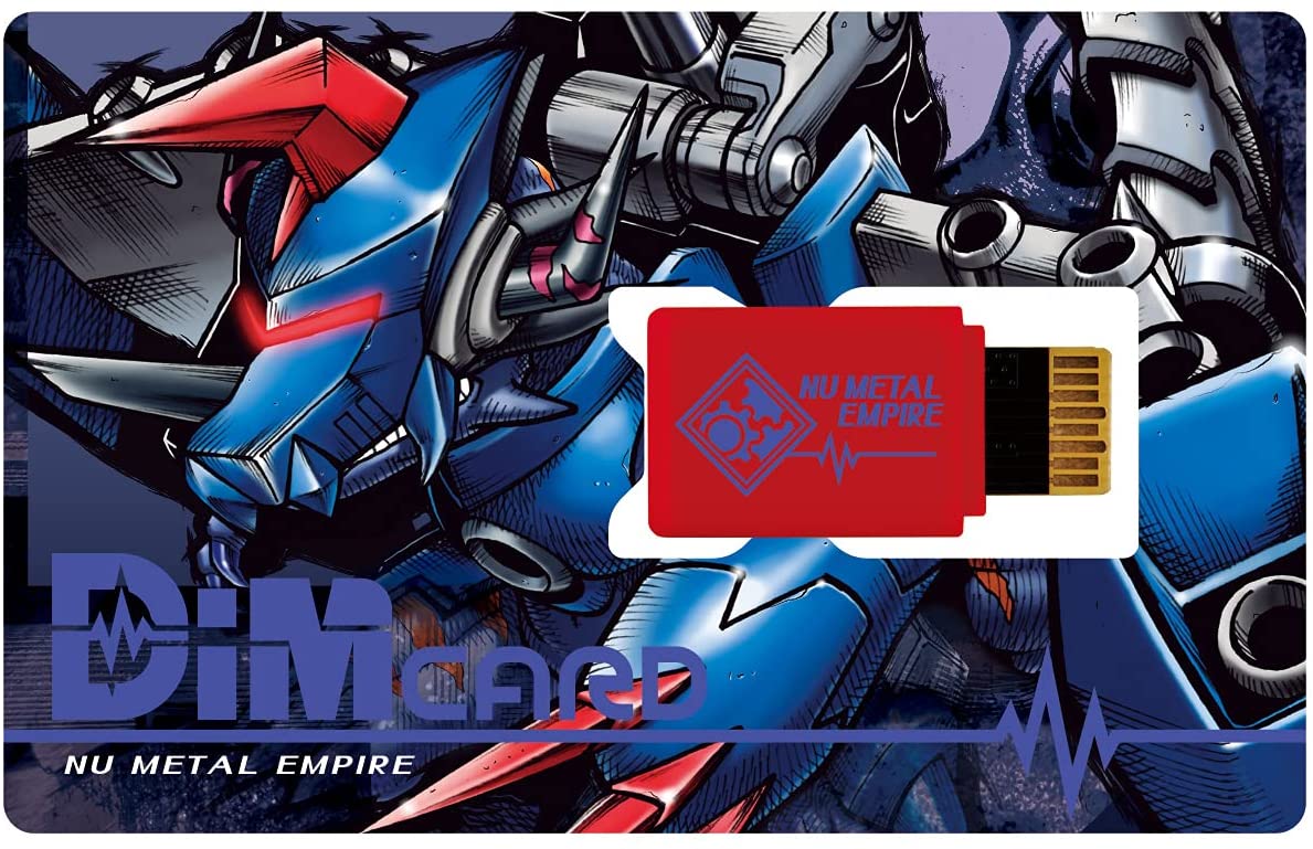 Bandai Digimon Hermit In The Jungle And Nu Metal Empire DIM Cards | Digimon DIM Card Expansions For The Digimon Vital Bracelet| Raise New Electronic Pets With These Digimon Vital Bracelet Cards