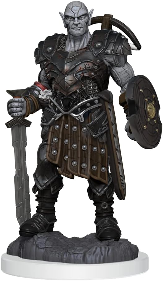 Wizkids D&D Nolzurs Marvelous Earth Genasi Fighter - Miniaturas sin pintar