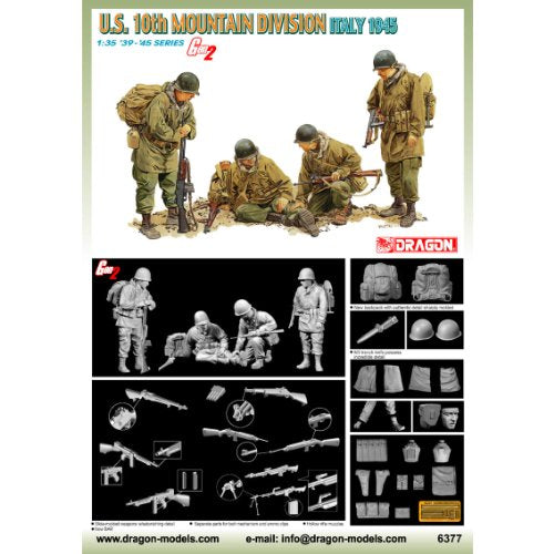 Dragon - 1/35 U.s. 10th Mountain Division Italy 1945 Gen2 (1/23) *