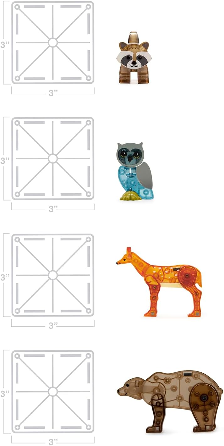 Magna-Tiles - Forest Animals 25 pcs Set - (90224