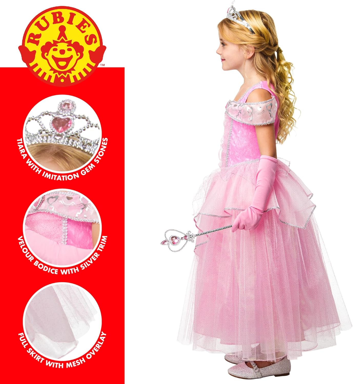 Forum Pink Princess Costume, Kids Fancy Dress