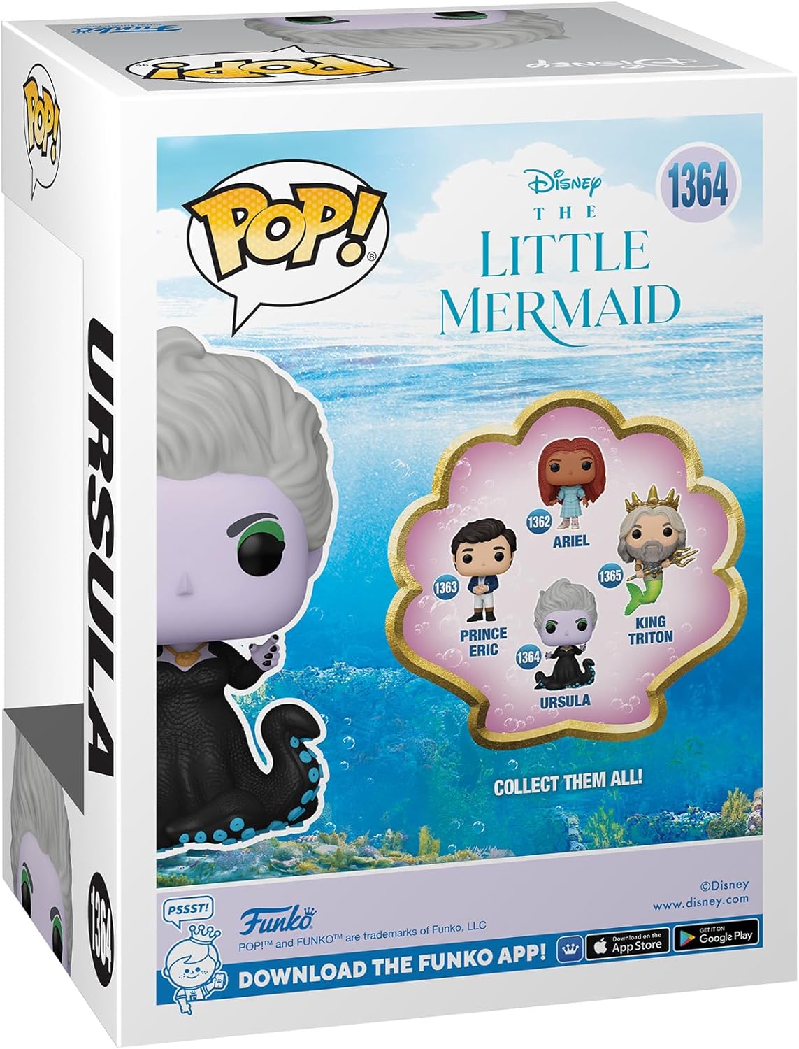 Funko Pop! Disney: the Little Mermaid - Ursula - Collectable Vinyl Figure - Gift Idea - Official Merchandise - Toys for Kids & Adults - Movies Fans - Model Figure for Collectors and Display