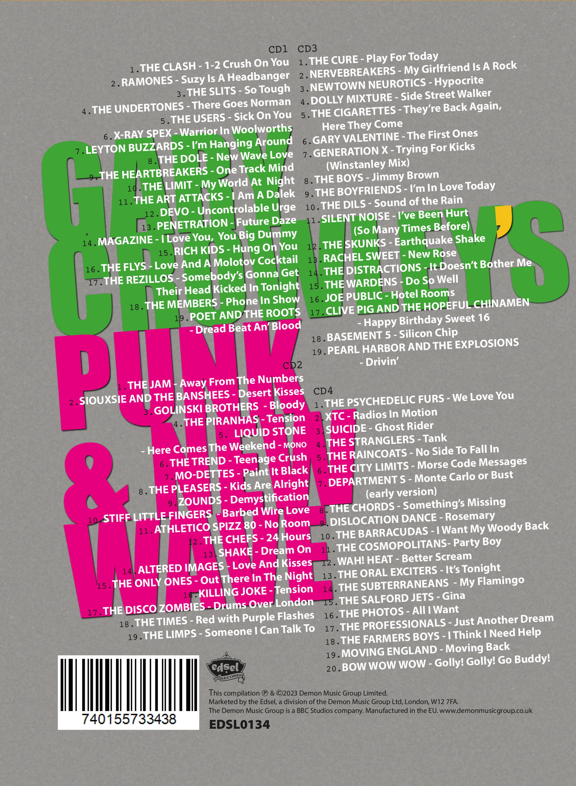 Gary Crowley's Punk and New Wave - Volume 2