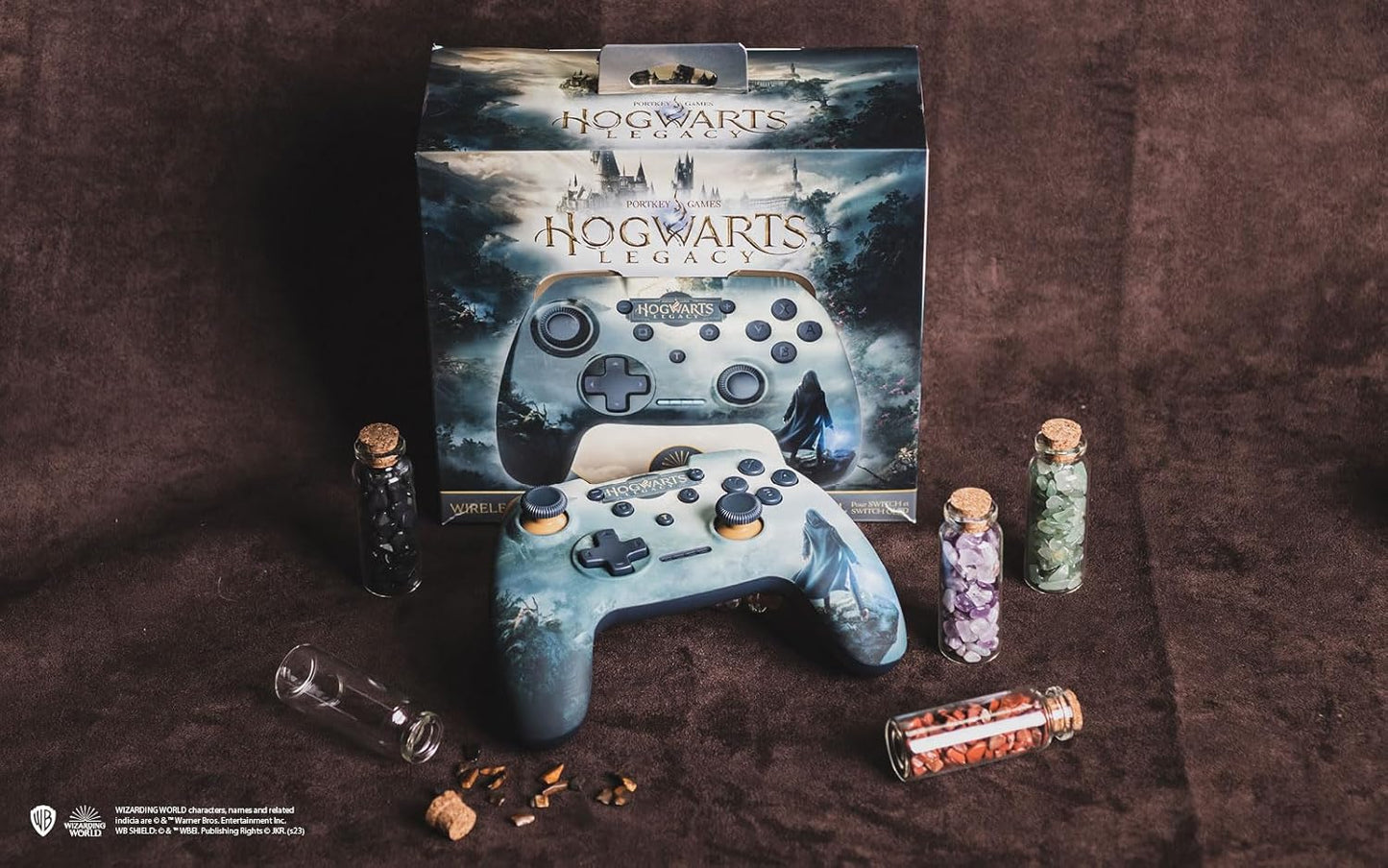 Wizarding World, Hogwarts Legacy, Wireless Bluetooth Controller for Nintendo Switch and PC