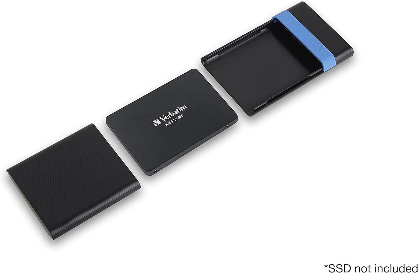 Verbatim Store'n'Go Enclosure Kit 2.5" USB 3.2 Gen1, 53106, Black