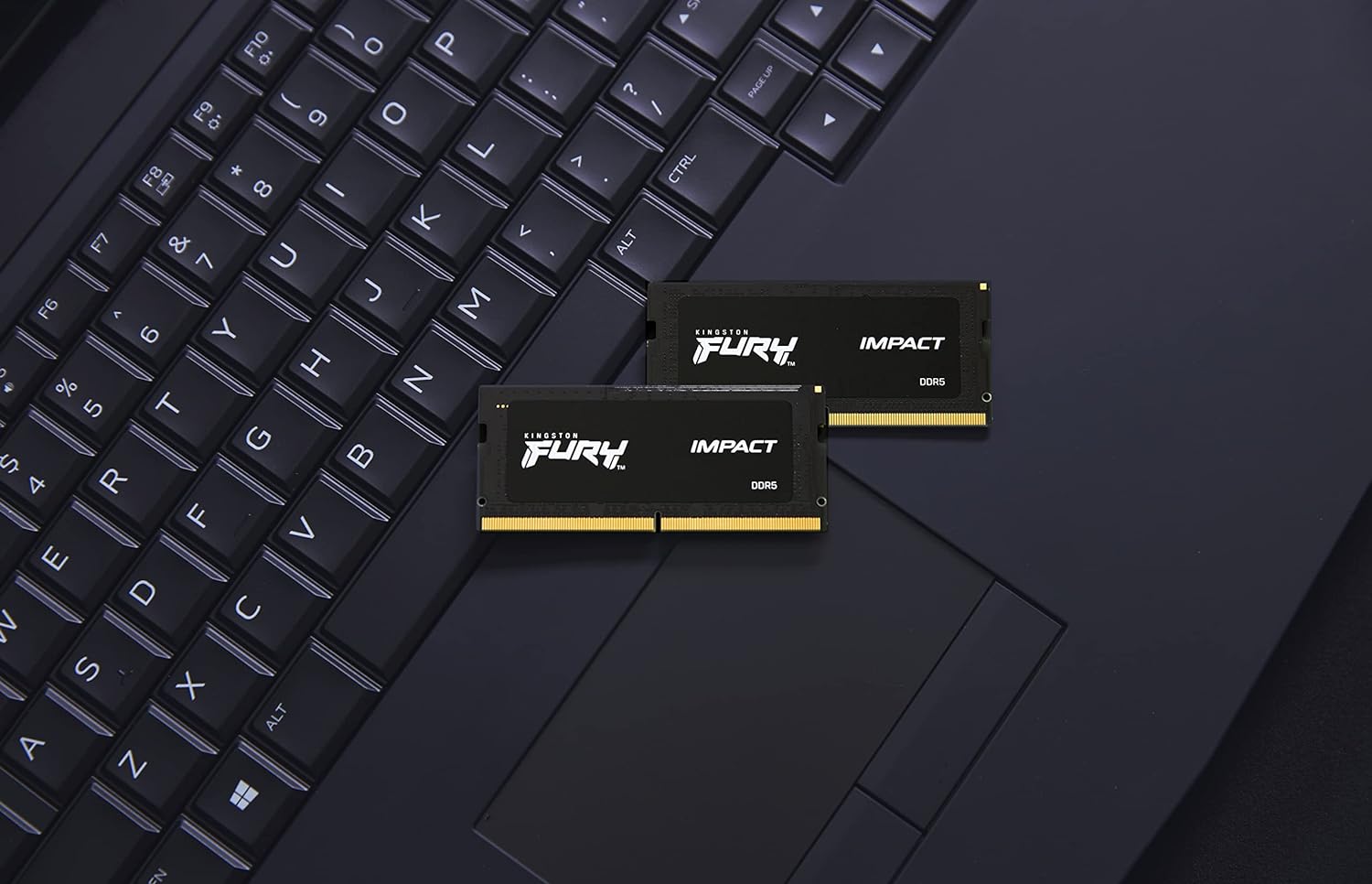 Kingston Fury Impact PnP 32GB (2x16GB) 5600MT/S DDR5 CL40 SODIMM Notebook Gaming Memory Kit of 2 - KF556S40IBK2-32
