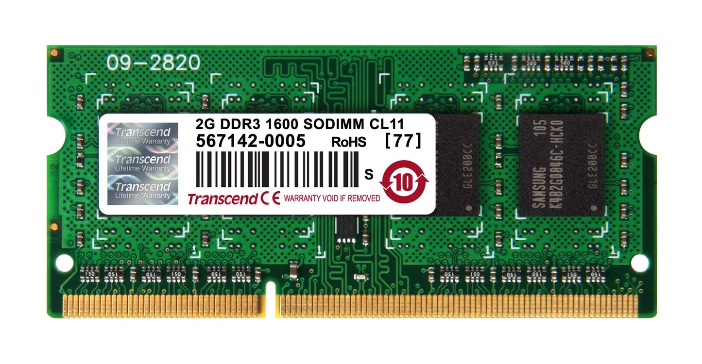 2Gb Ddr3 1600 So-Dimm 1Rx8