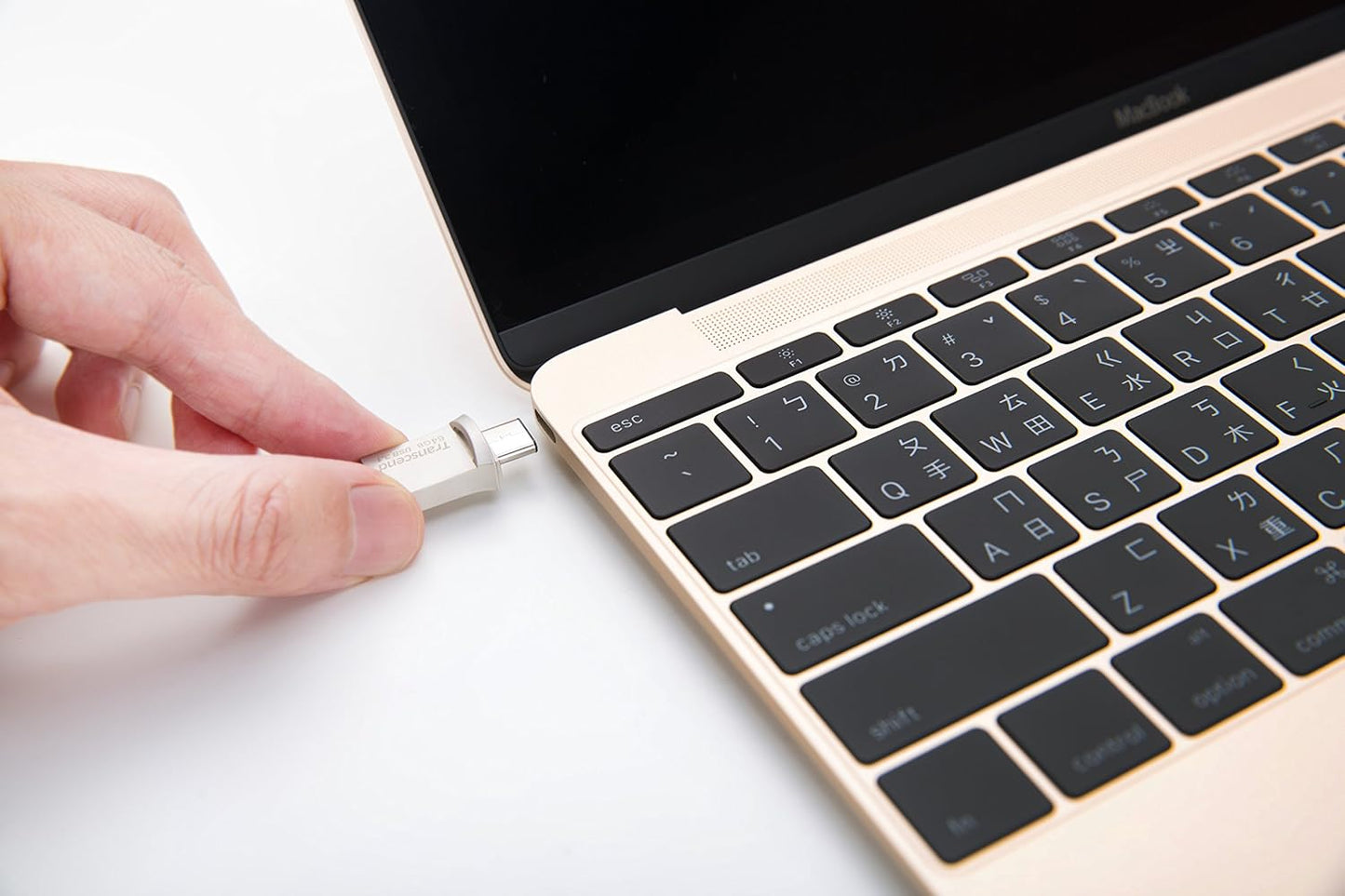 Transcend 64GB JetFlash 890 USB Type-C to USB 3.1 Gen 1 Dual Connector Up to 130MB/s OTG (On-The-Go) Flash Drive (USB Stick) for Android TS64GJF890S