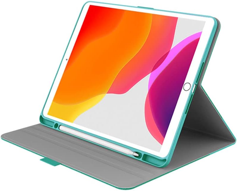 Cygnett Tekview - Funda Fina Para Ipad de 10,2" (2019), Color Verde y Amarillo