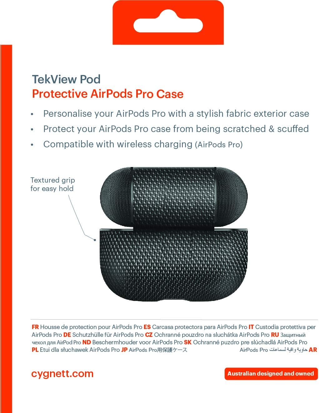 Tekview Airpods Pro Case - Red/Red