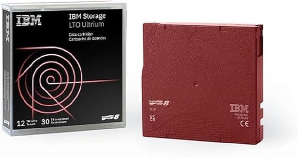 IBM 01PL041 DC Ultrium8 LTO8 - Unidad de Disco Duro (12-30 TB, 960 m