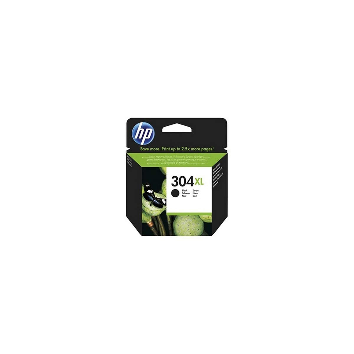 HP - 304XL - High yield - black - original PN: N9K08AE - NHPN9K08AE
