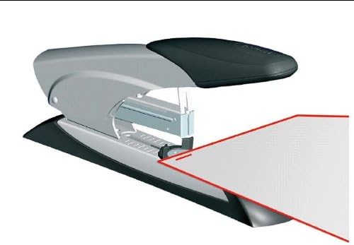 Maped M544500 HD90 Stapler Block Stapler, All-Metal Stapler, Anti-Blocking System